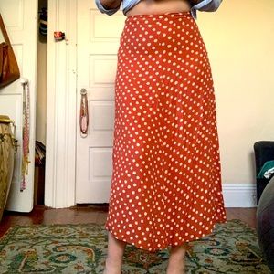 Mango polka dot skirt ✨
